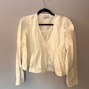 Urban Outfitters NWT blouse, beautiful cropped with puffed sleeves